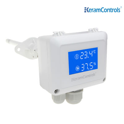 Yüksek Hassasiyetli Sensörlü Kanal Sıcaklığı Nem Transmitteri Ana Kontrol 4～20mA