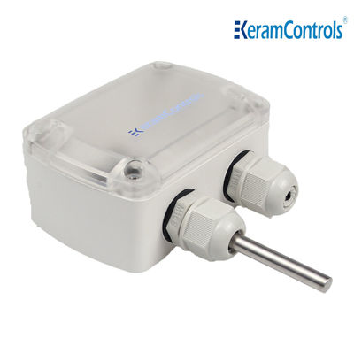 PC ve ABS PT100 A sınıfı duvara monte sıcaklık sensörü vericisi