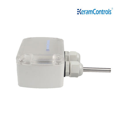 PC ve ABS PT100 A sınıfı duvara monte sıcaklık sensörü vericisi