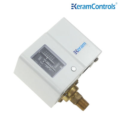 Beyaz 250V 10A Ayarlanabilir Basınç Anahtarları 72A