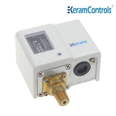 IP54 Ayarlanabilir Basınç Anahtarları CE Ayarlanabilir Hava Kompresörü Basınç Anahtarı