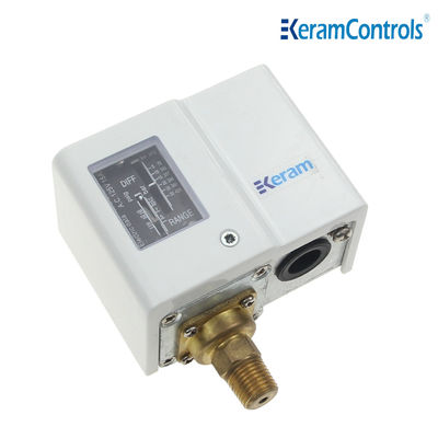 IP54 Ayarlanabilir Basınç Anahtarları CE Ayarlanabilir Hava Kompresörü Basınç Anahtarı