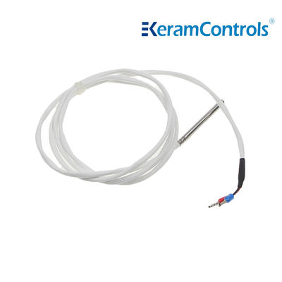 PTFE PT100 PT1000 Su Geçirmez Sıcaklık Sensörleri 2 Telli