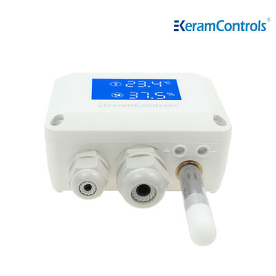Hava Kanalına Monte Sensör Vericiler Sıcaklık Nem RS485 IP65