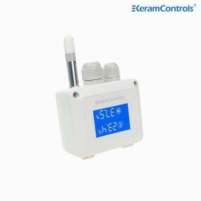 Blacklight LCD ile Değiştirilebilir Dwyer Sıcaklık Nem Sensörü
