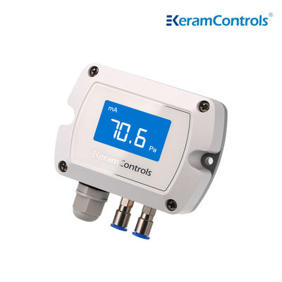 KDP210Q RS485 LCD Ekranı Temiz Oda için Farklı Basınç Göndericisi