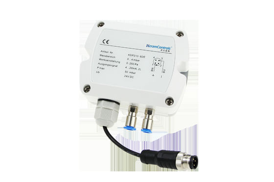 KDP210AC RS485 LCD Ekranı Hvac Temiz Oda için Farklı Basınç Göndericisi